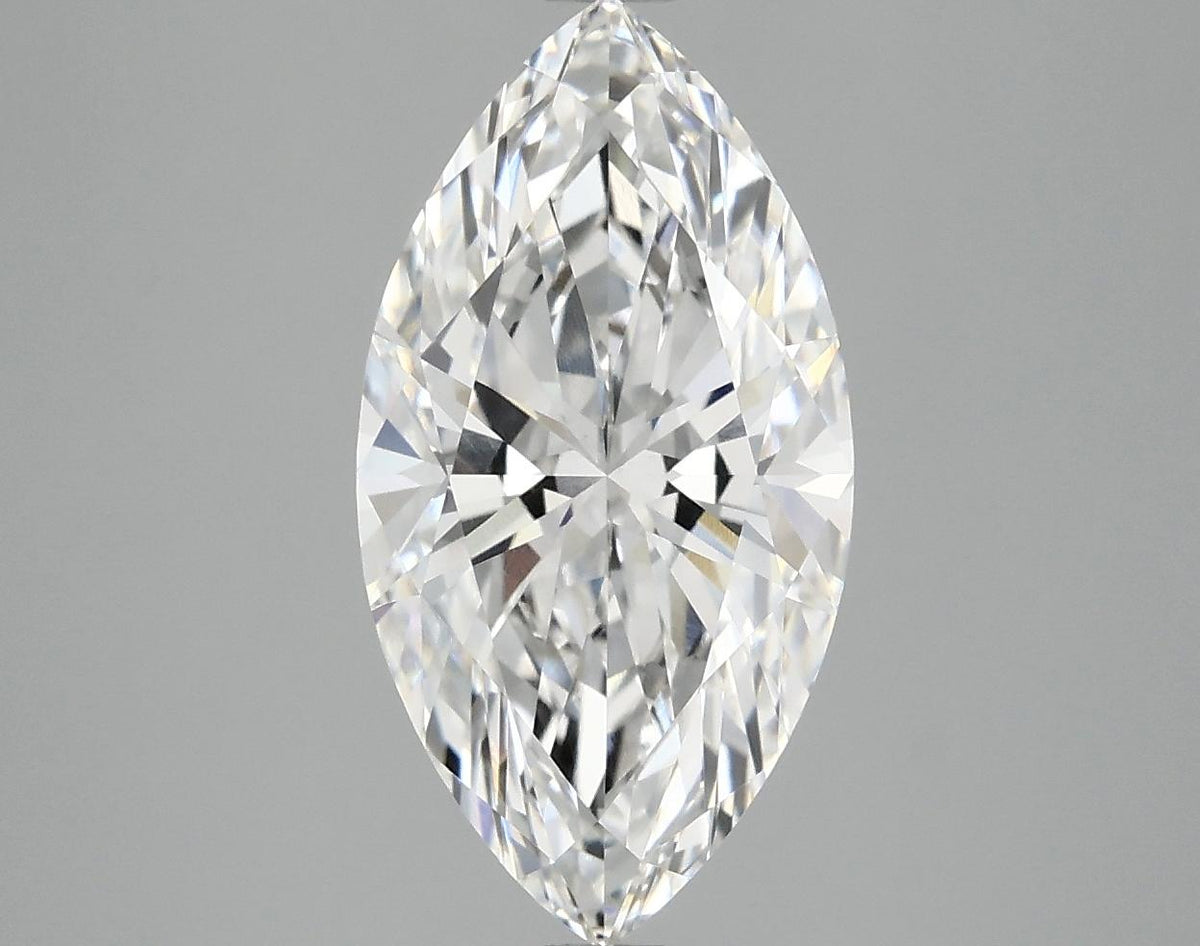 3.06 Carat Marquise Shaped Ideal Cut VVS2 IGI Certified Lab Grown Diamond