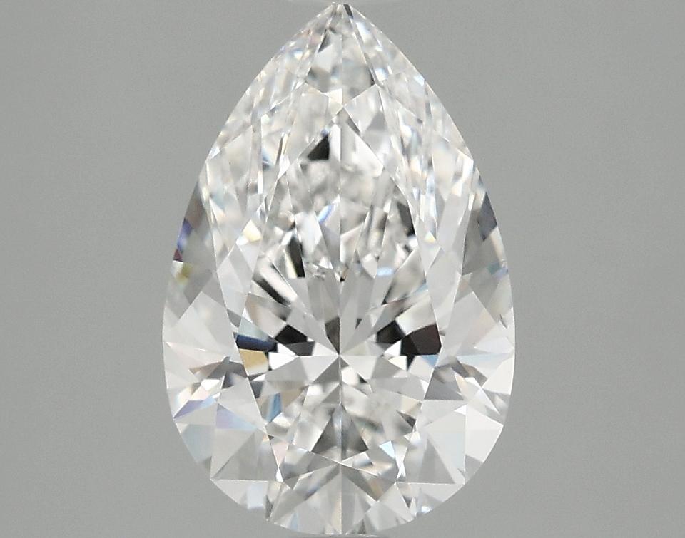 2.08 Carat Pear Shaped Excellent Cut VS2 IGI Certified Lab Grown Diamond
