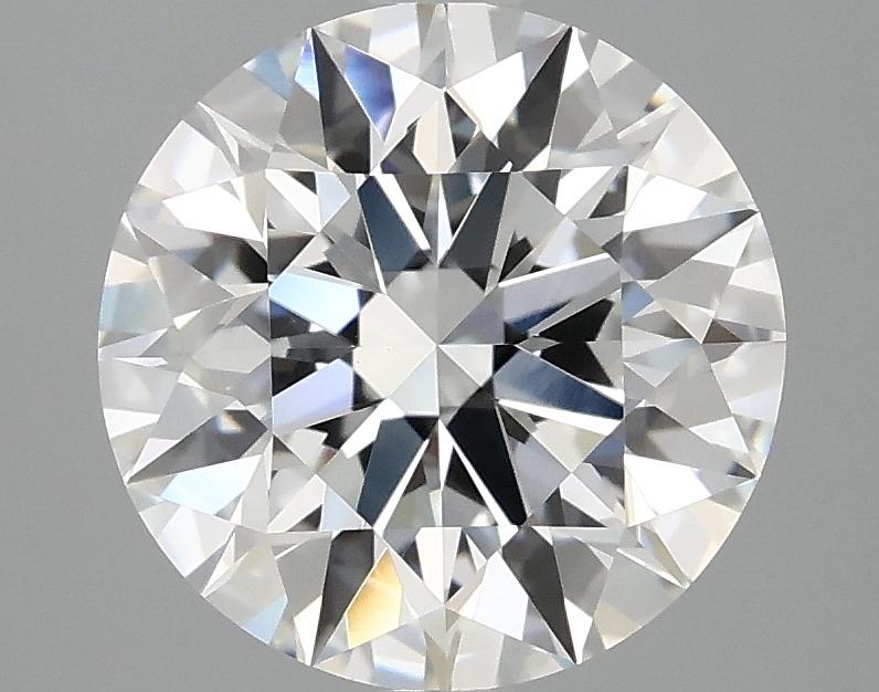3.06 Carat Round Shaped Ideal Cut VVS2 IGI Certified Lab Grown Diamond