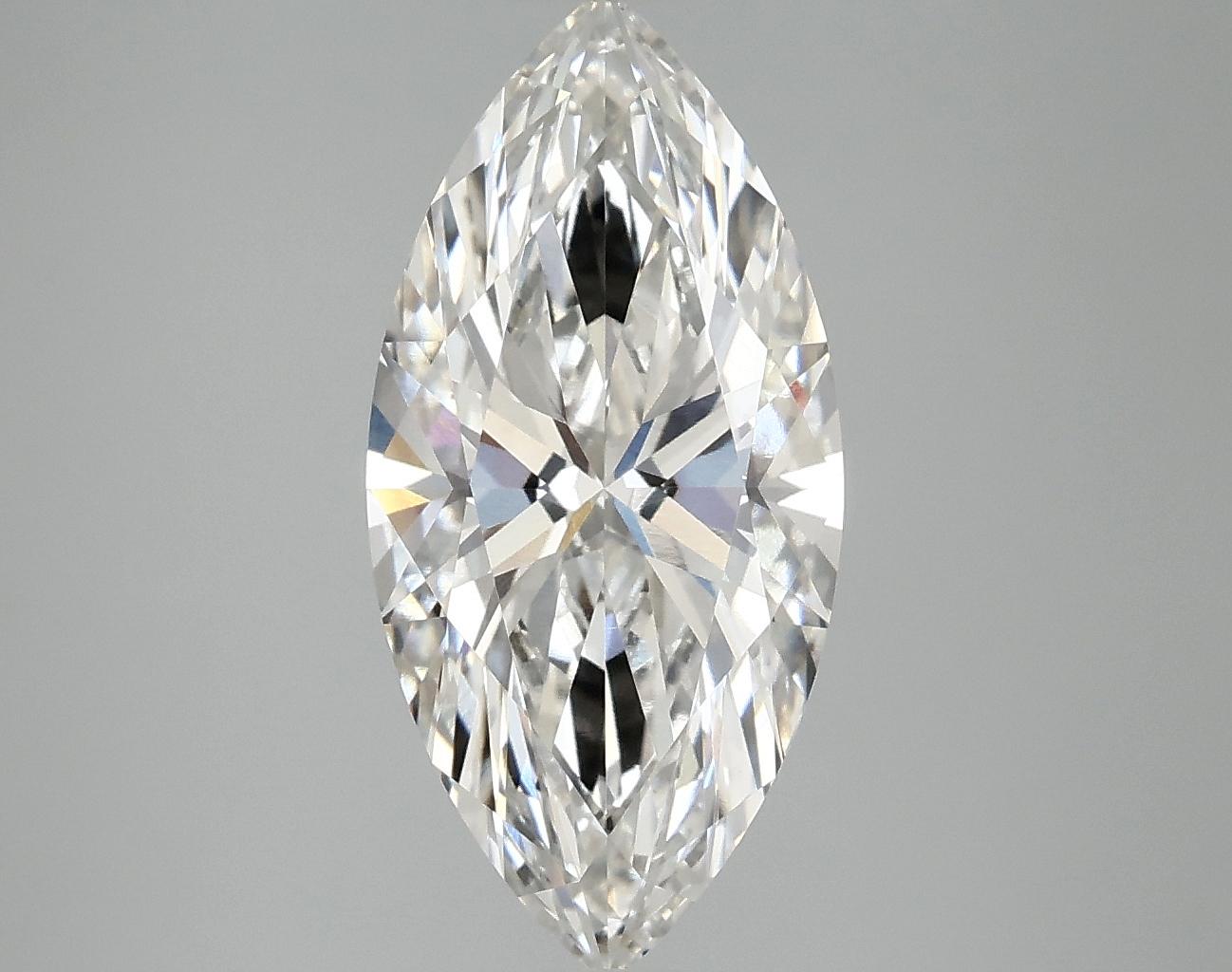 3.09 Carat Marquise Shaped Excellent Cut VVS1 IGI Certified Lab Grown Diamond