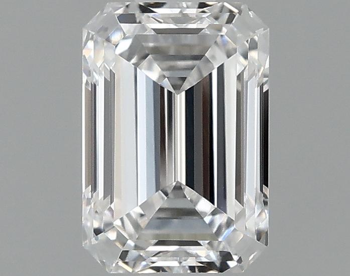 0.96 Carat Emerald Shaped Ideal Cut VVS2 IGI Certified Lab Grown Diamond
