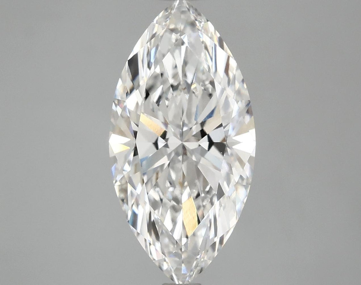 3.09 Carat Marquise Shaped Ideal Cut VVS2 IGI Certified Lab Grown Diamond