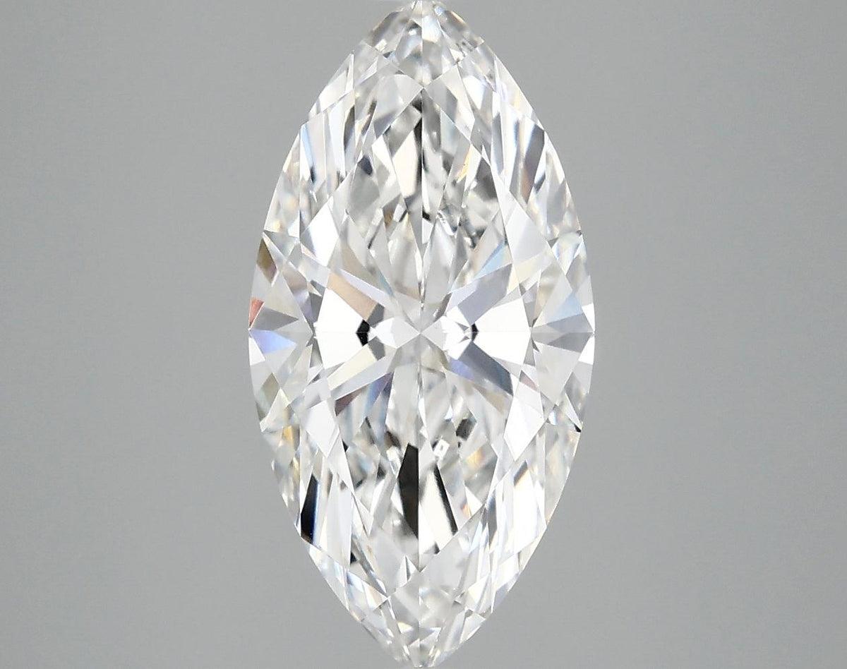 3.0 Carat Marquise Shaped Ideal Cut VVS2 IGI Certified Lab Grown Diamond