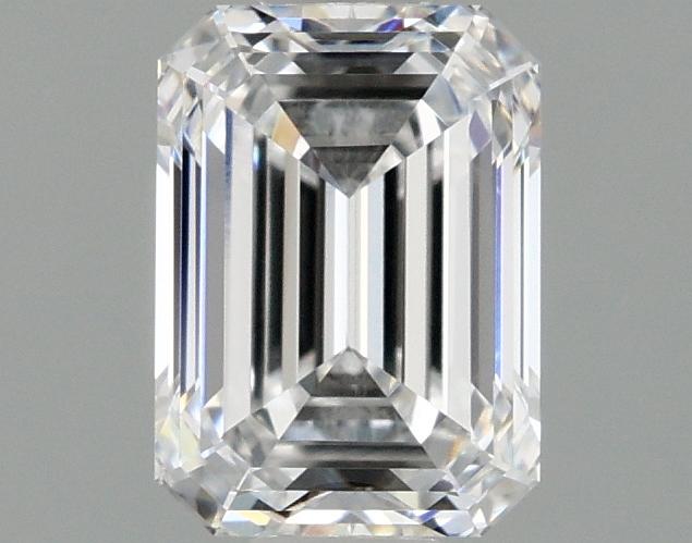 0.98 Carat Emerald Shaped Excellent Cut VVS2 IGI Certified Lab Grown Diamond