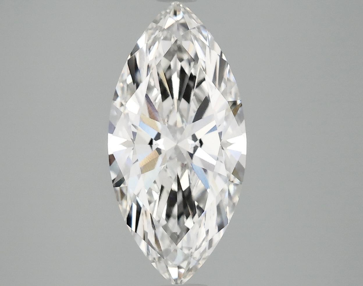 2.43 Carat Marquise Shaped Excellent Cut VVS2 IGI Certified Lab Grown Diamond