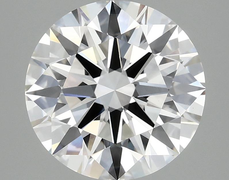 3.09 Carat Round Shaped Ideal Cut VVS2 IGI Certified Lab Grown Diamond