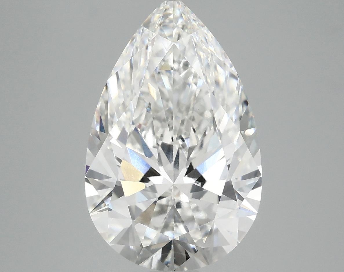 4.09 Carat Pear Shaped Ideal Cut VS1 IGI Certified Lab Grown Diamond