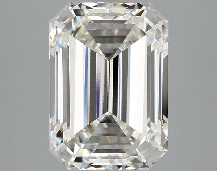 3.1 Carat Emerald Shaped Ideal Cut VVS2 IGI Certified Lab Grown Diamond