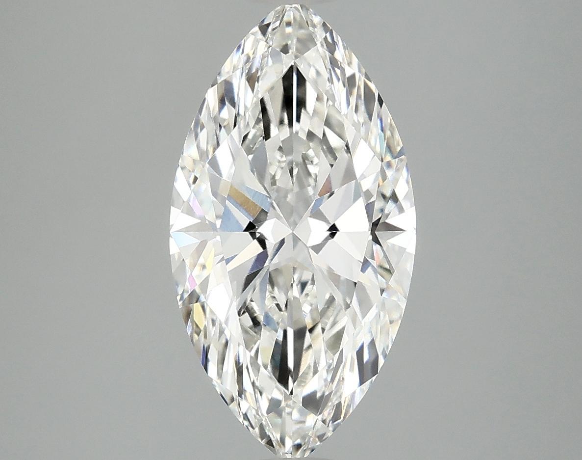 2.89 Carat Marquise Shaped Excellent Cut VVS2 IGI Certified Lab Grown Diamond