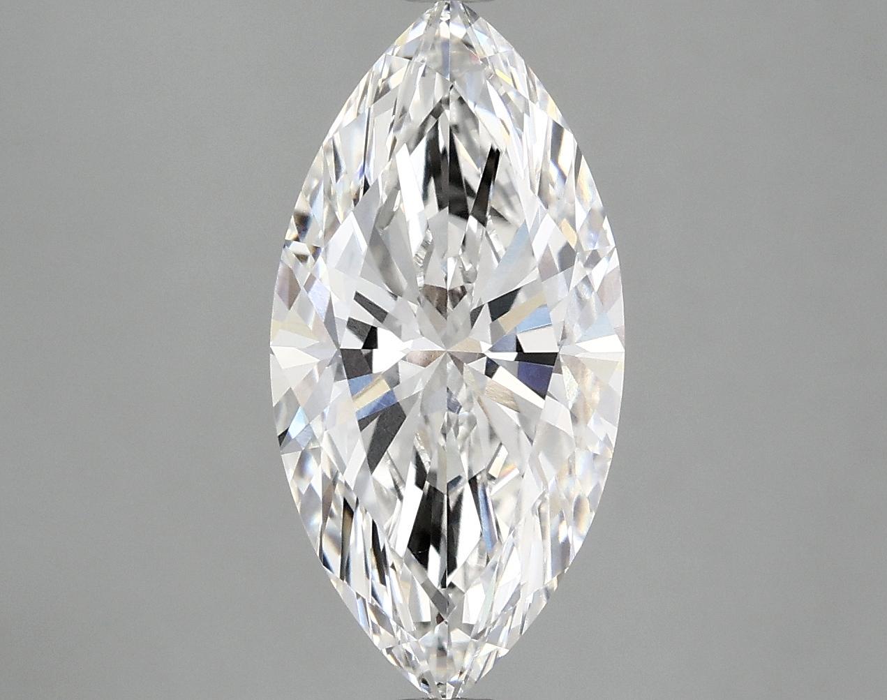 3.08 Carat Marquise Shaped Ideal Cut VVS1 IGI Certified Lab Grown Diamond