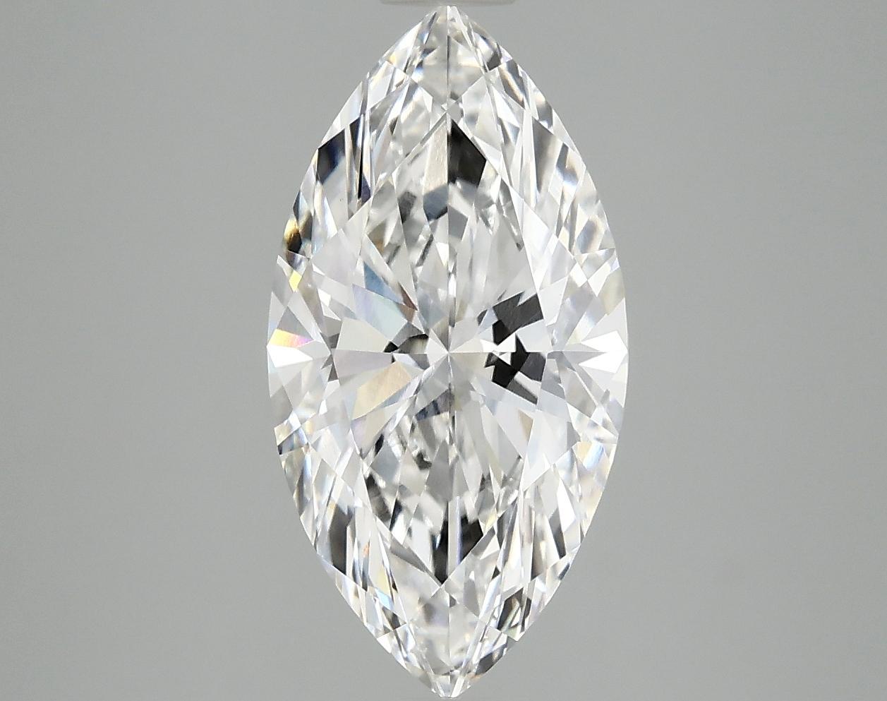 3.1 Carat Marquise Shaped Ideal Cut VVS2 IGI Certified Lab Grown Diamond