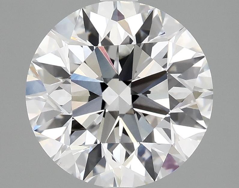 3.06 Carat Round Shaped Excellent Cut VVS2 IGI Certified Lab Grown Diamond