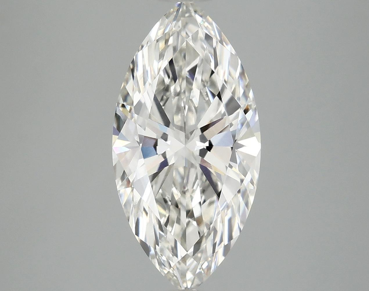 3.08 Carat Marquise Shaped Ideal Cut VVS1 IGI Certified Lab Grown Diamond