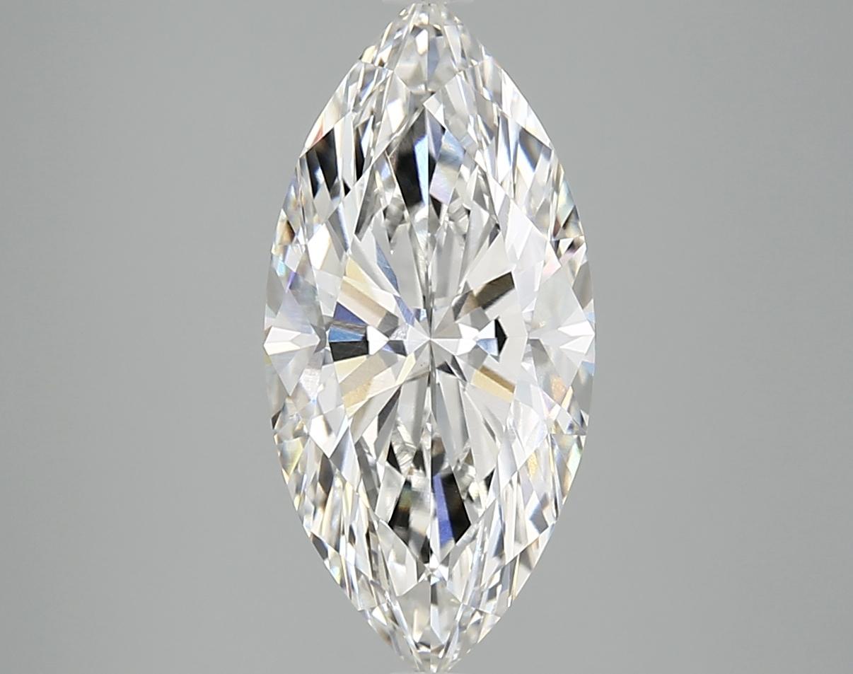 3.56 Carat Marquise Shaped Excellent Cut VVS2 IGI Certified Lab Grown Diamond