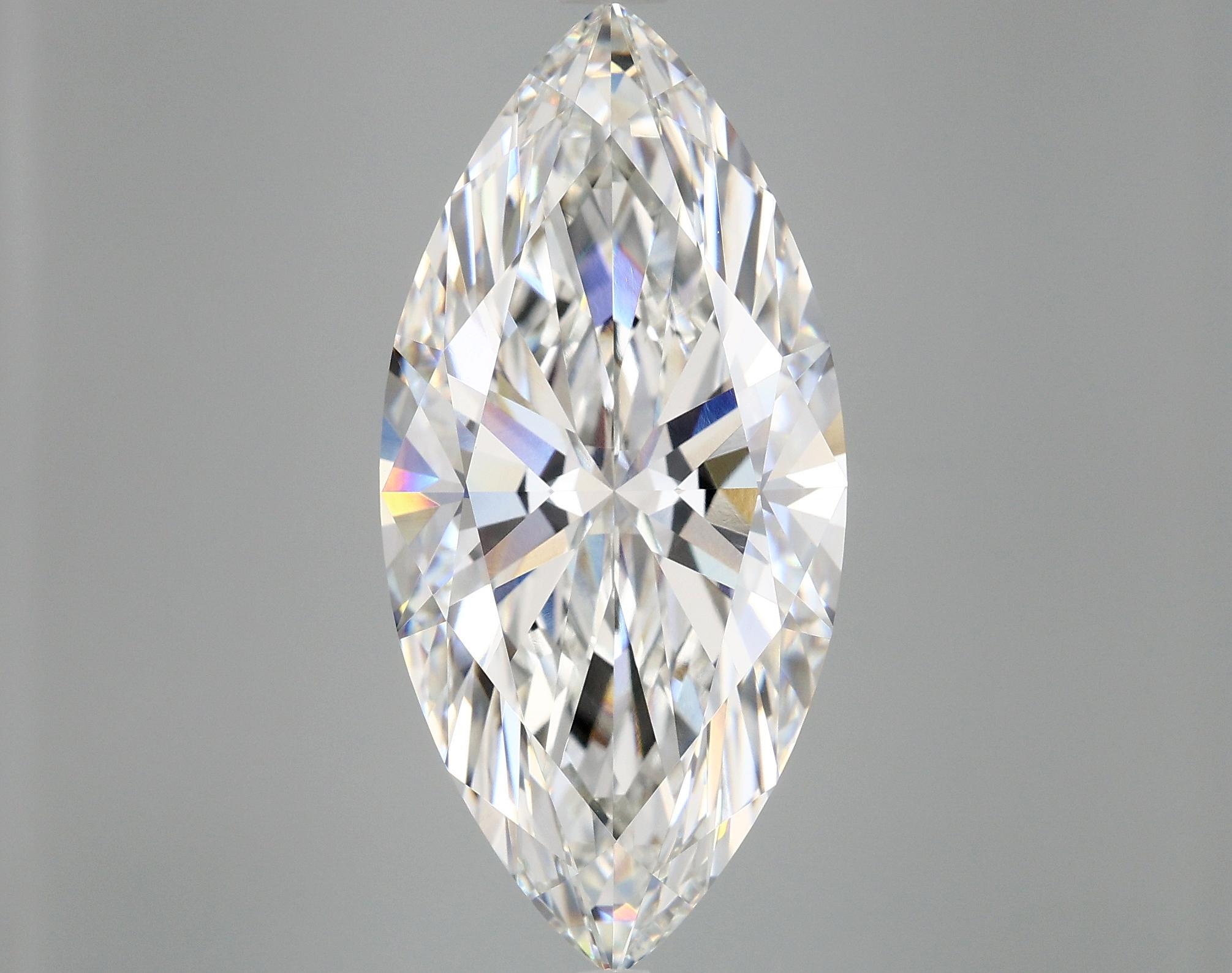10.48 Carat Marquise Shaped Excellent Cut VVS2 IGI Certified Lab Grown Diamond