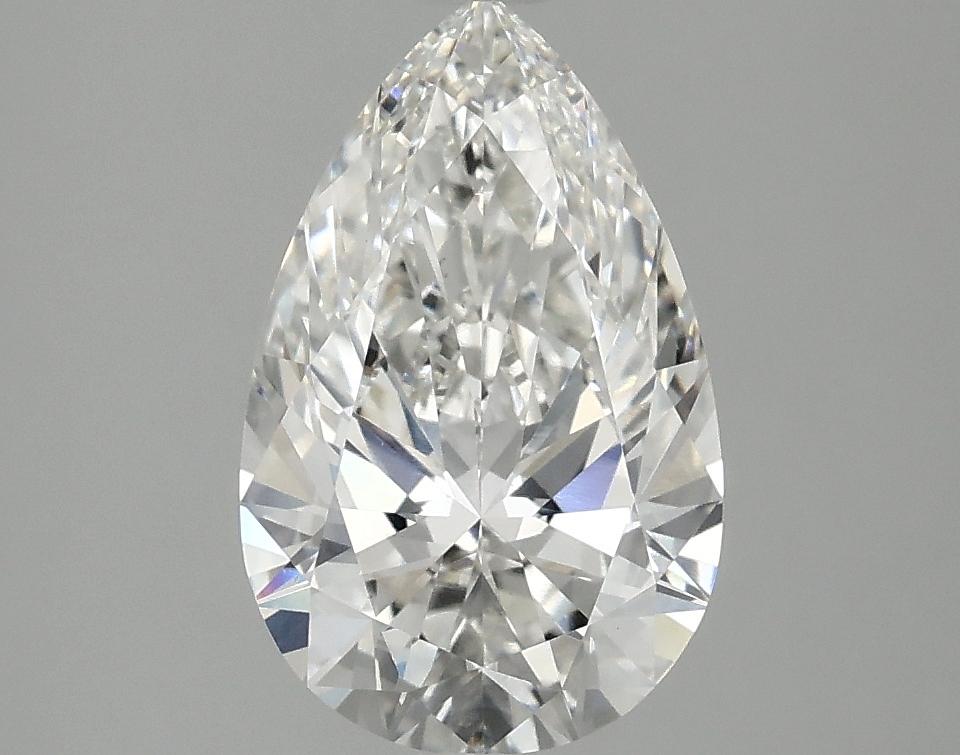 2.07 Carat Pear Shaped Ideal Cut VVS2 IGI Certified Lab Grown Diamond