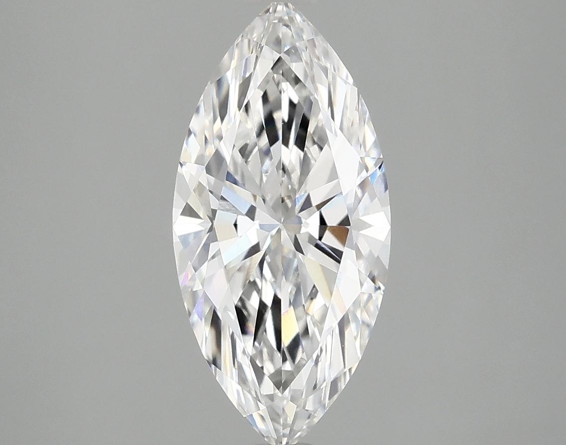 2.02 Carat Marquise Shaped Excellent Cut VVS2 IGI Certified Lab Grown Diamond