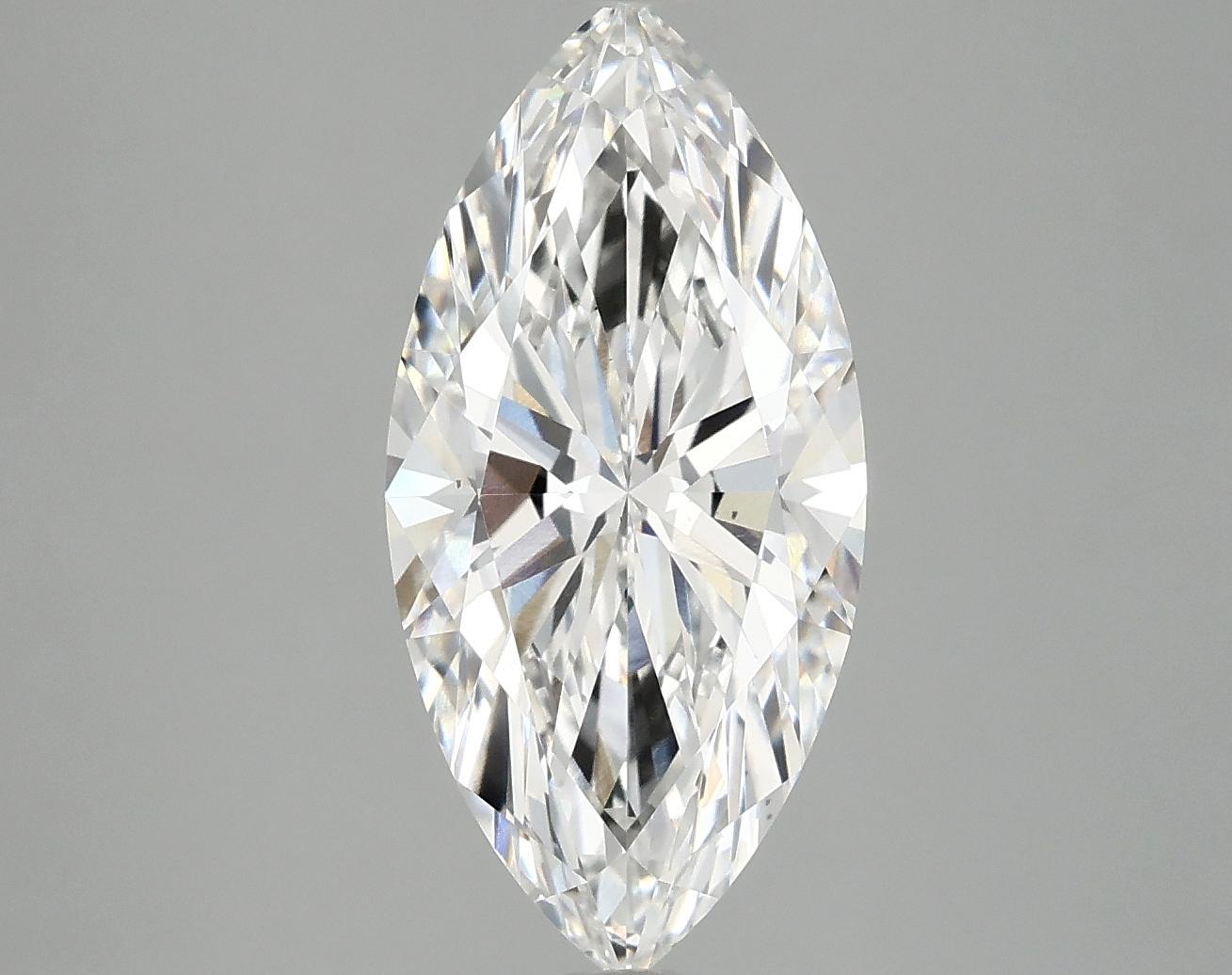 3.09 Carat Marquise Shaped Excellent Cut VS2 IGI Certified Lab Grown Diamond