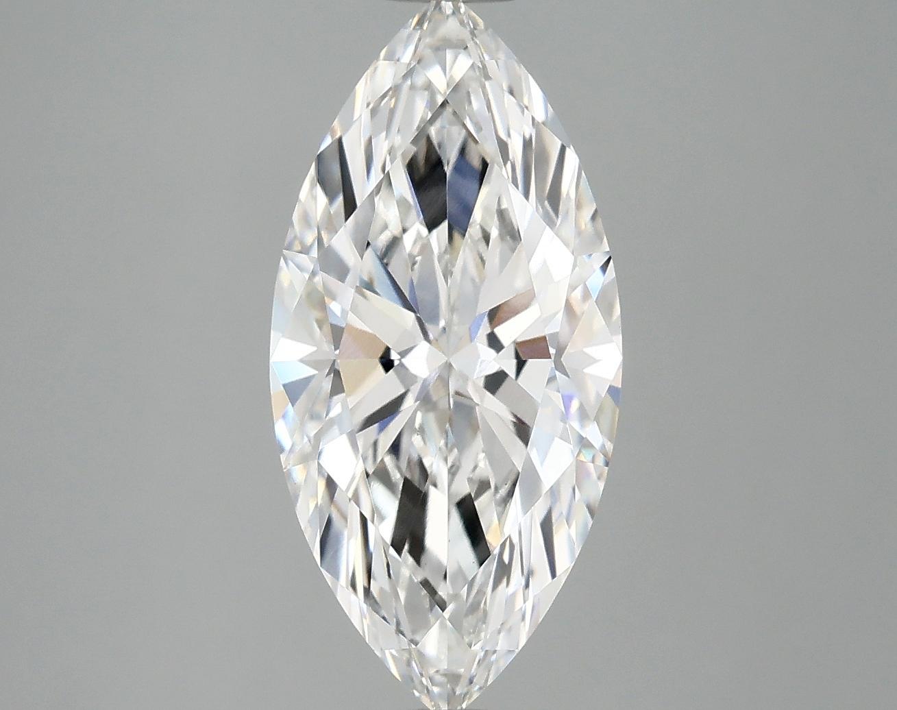 3.08 Carat Marquise Shaped Excellent Cut VS1 IGI Certified Lab Grown Diamond