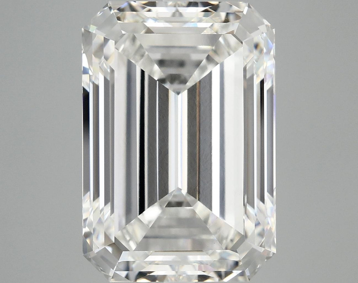 10.41 Carat Emerald Shaped Ideal Cut VVS2 IGI Certified Lab Grown Diamond