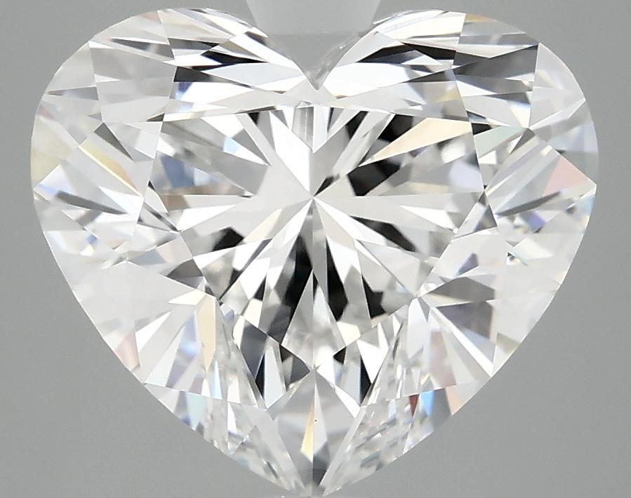 5.09 Carat Heart Shaped Ideal Cut VVS2 IGI Certified Lab Grown Diamond