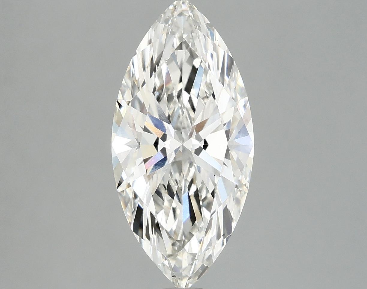 2.55 Carat Marquise Shaped Excellent Cut VS2 IGI Certified Lab Grown Diamond