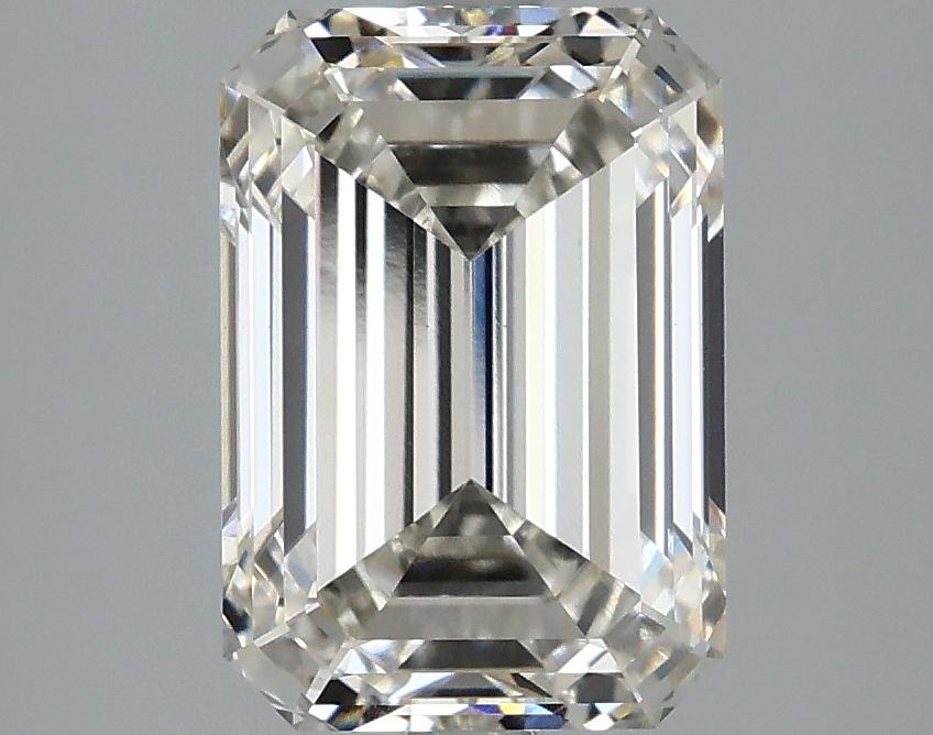 3.07 Carat Emerald Shaped Ideal Cut VVS2 IGI Certified Lab Grown Diamond