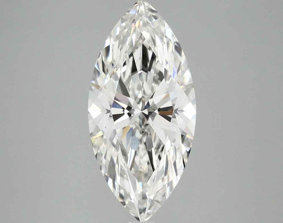 3.52 Carat Marquise Shaped Excellent Cut VVS2 IGI Certified Lab Grown Diamond