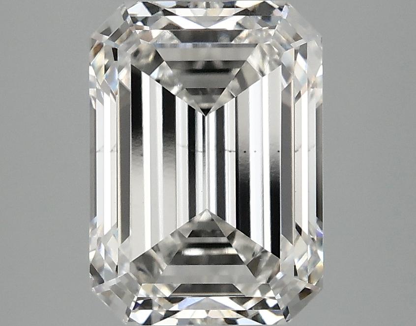3.16 Carat Emerald Shaped Excellent Cut VS2 IGI Certified Lab Grown Diamond
