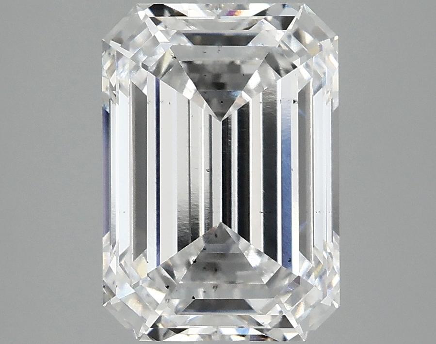 3.59 Carat Emerald Shaped Ideal Cut SI1 IGI Certified Lab Grown Diamond