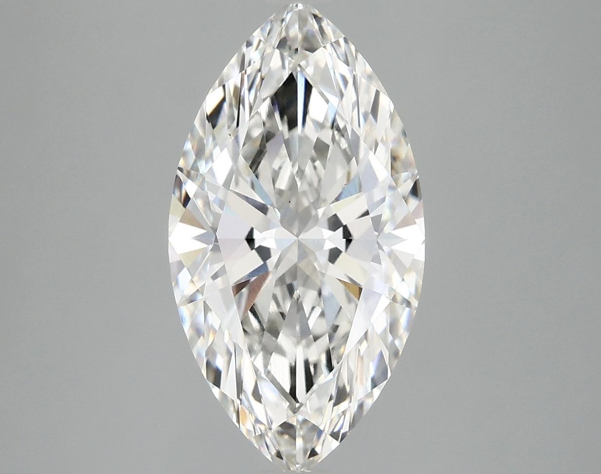 3.02 Carat Marquise Shaped Excellent Cut VS1 IGI Certified Lab Grown Diamond