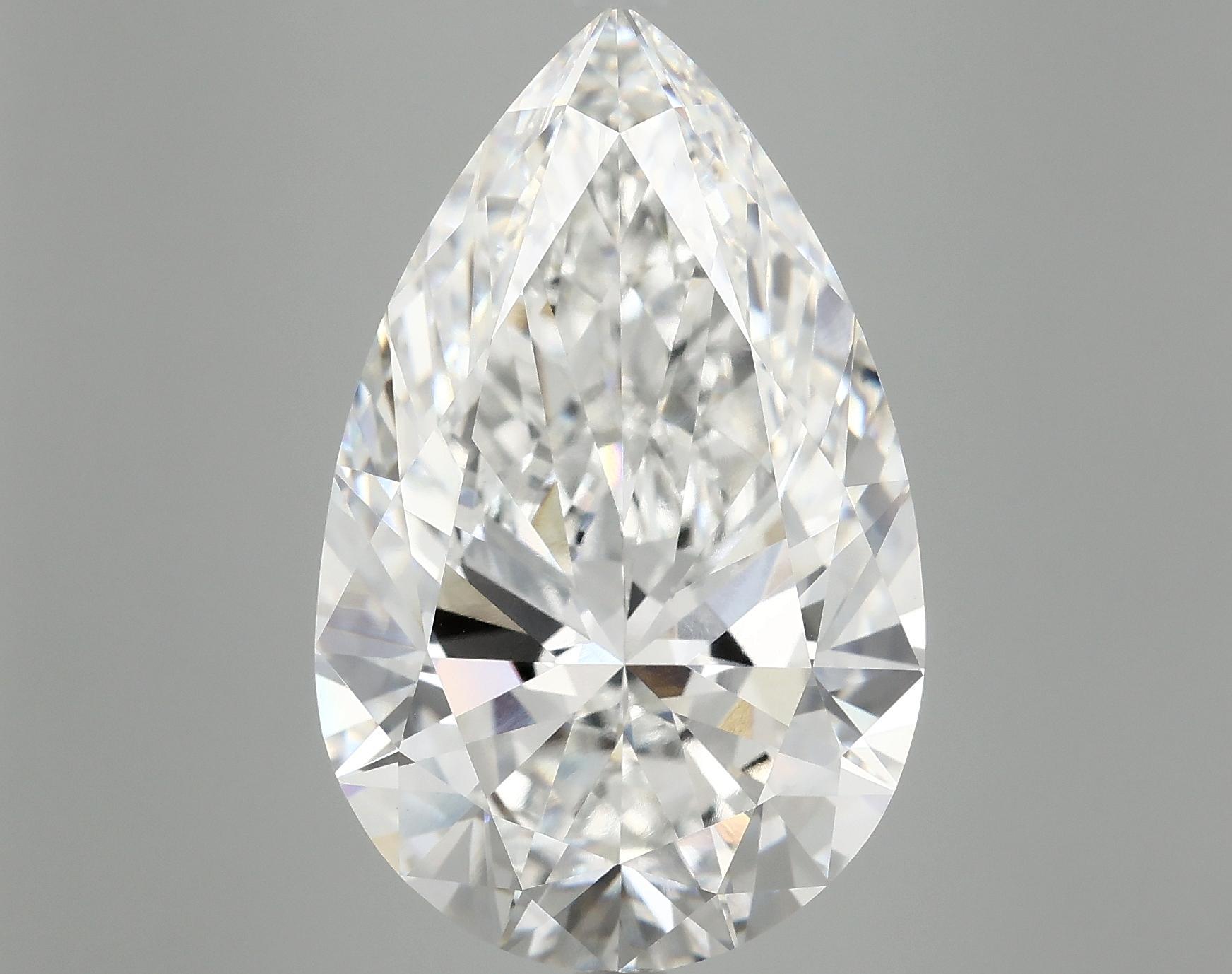 12.01 Carat Pear Shaped Ideal Cut VVS2 IGI Certified Lab Grown Diamond