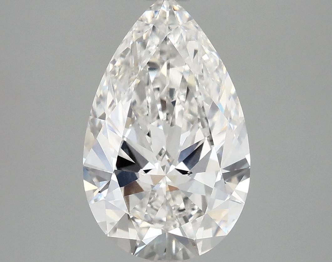 2.5 Carat Pear Shaped Ideal Cut VVS2 IGI Certified Lab Grown Diamond