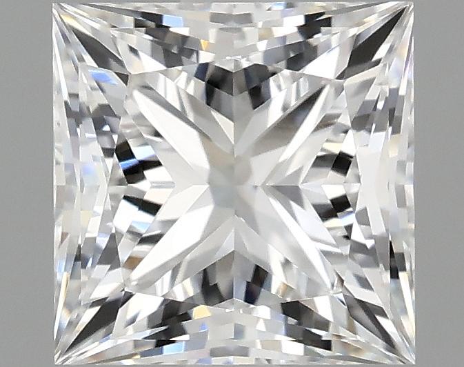 1.54 Carat Princess Shaped Ideal Cut VVS2 IGI Certified Lab Grown Diamond