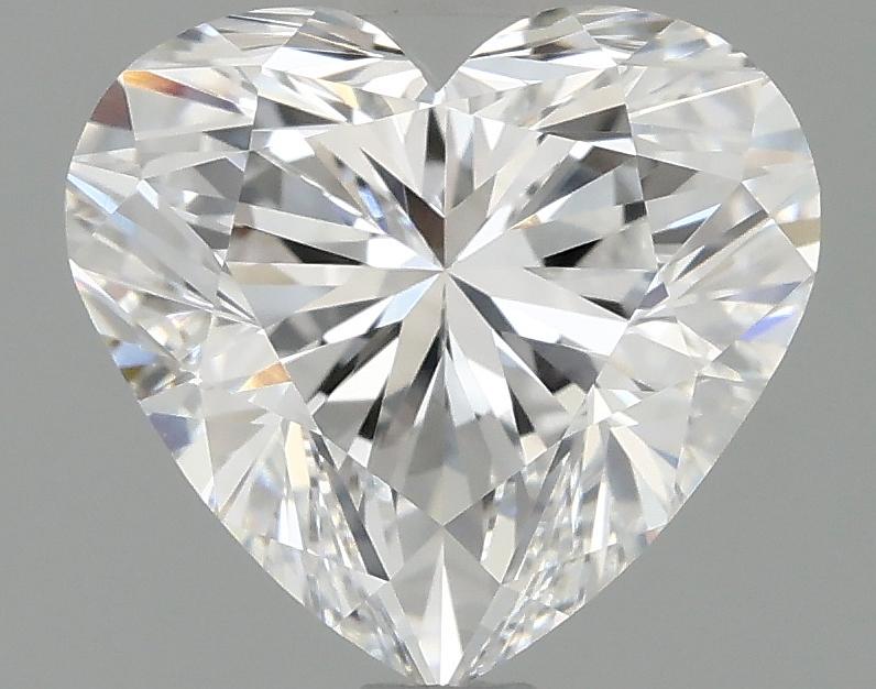 1.59 Carat Heart Shaped Ideal Cut VVS2 IGI Certified Lab Grown Diamond