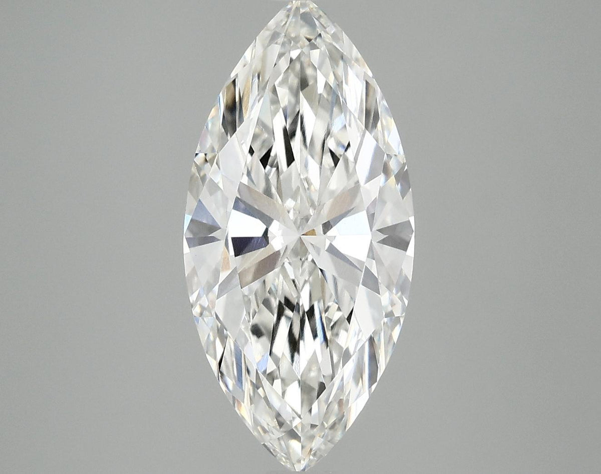 3.02 Carat Marquise Shaped Excellent Cut VVS2 IGI Certified Lab Grown Diamond