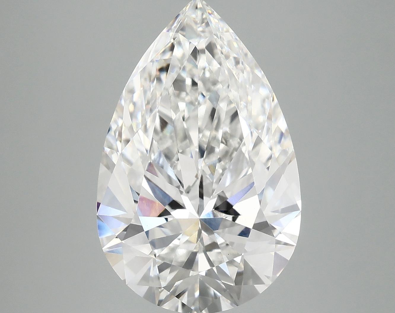 5.72 Carat Pear Shaped Ideal Cut VS1 IGI Certified Lab Grown Diamond