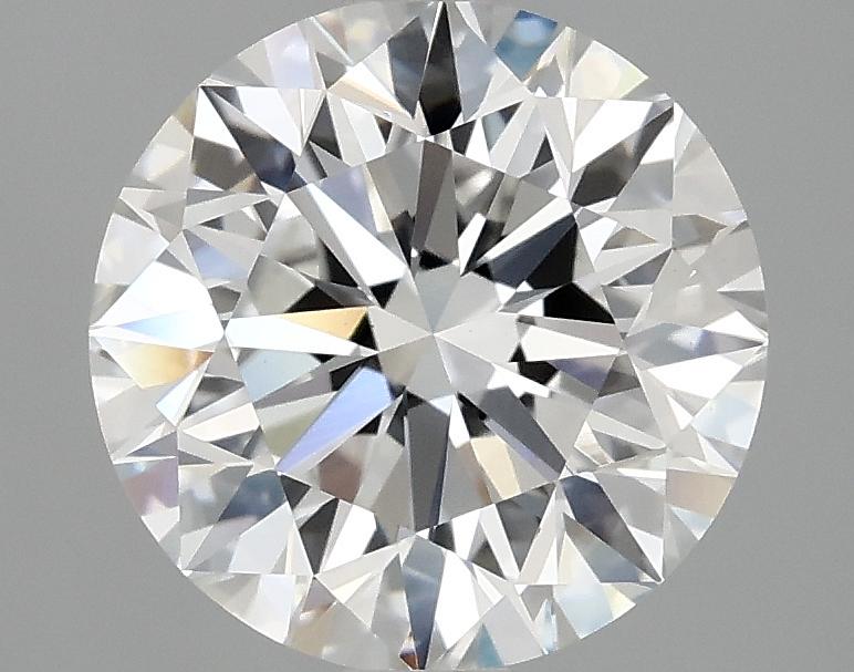 3.08 Carat Round Shaped Excellent Cut VVS2 IGI Certified Lab Grown Diamond