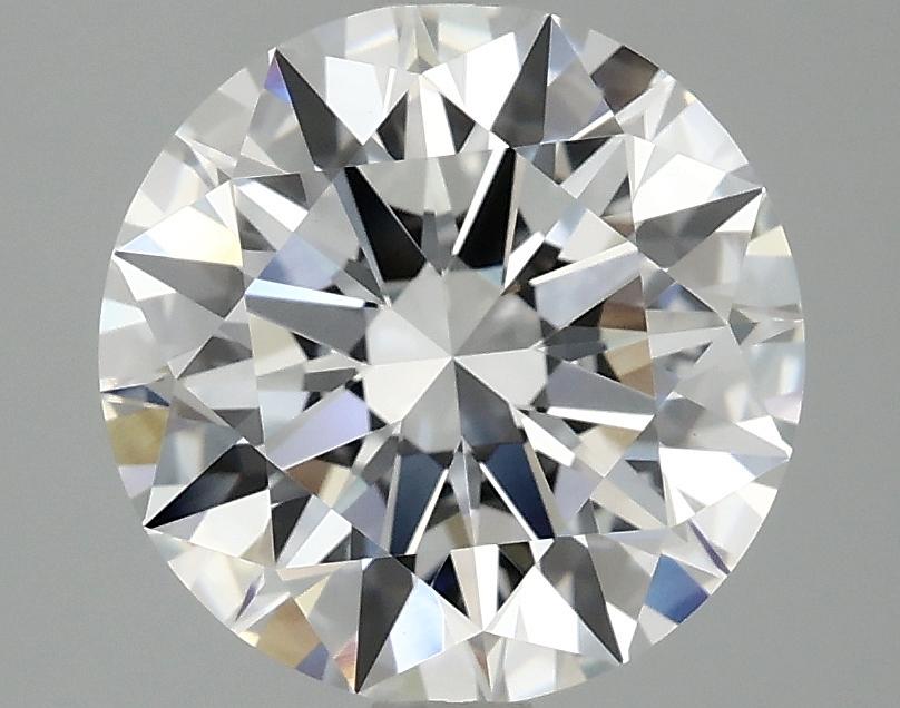 3.09 Carat Round Shaped Ideal Cut VVS2 IGI Certified Lab Grown Diamond
