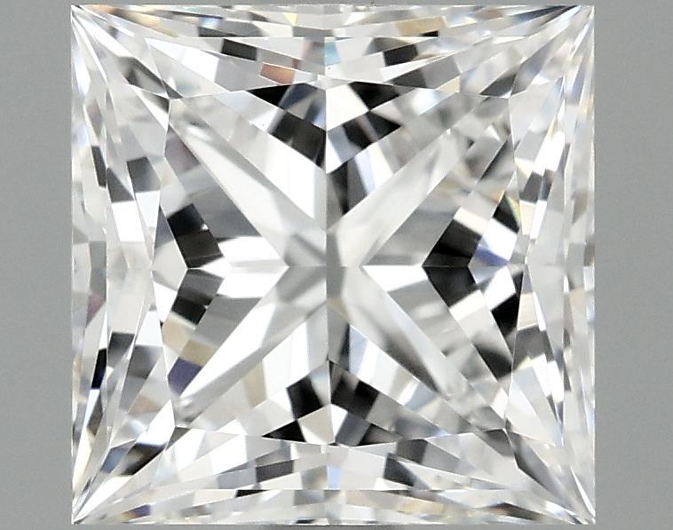 2.09 Carat Princess Shaped Ideal Cut VVS2 IGI Certified Lab Grown Diamond