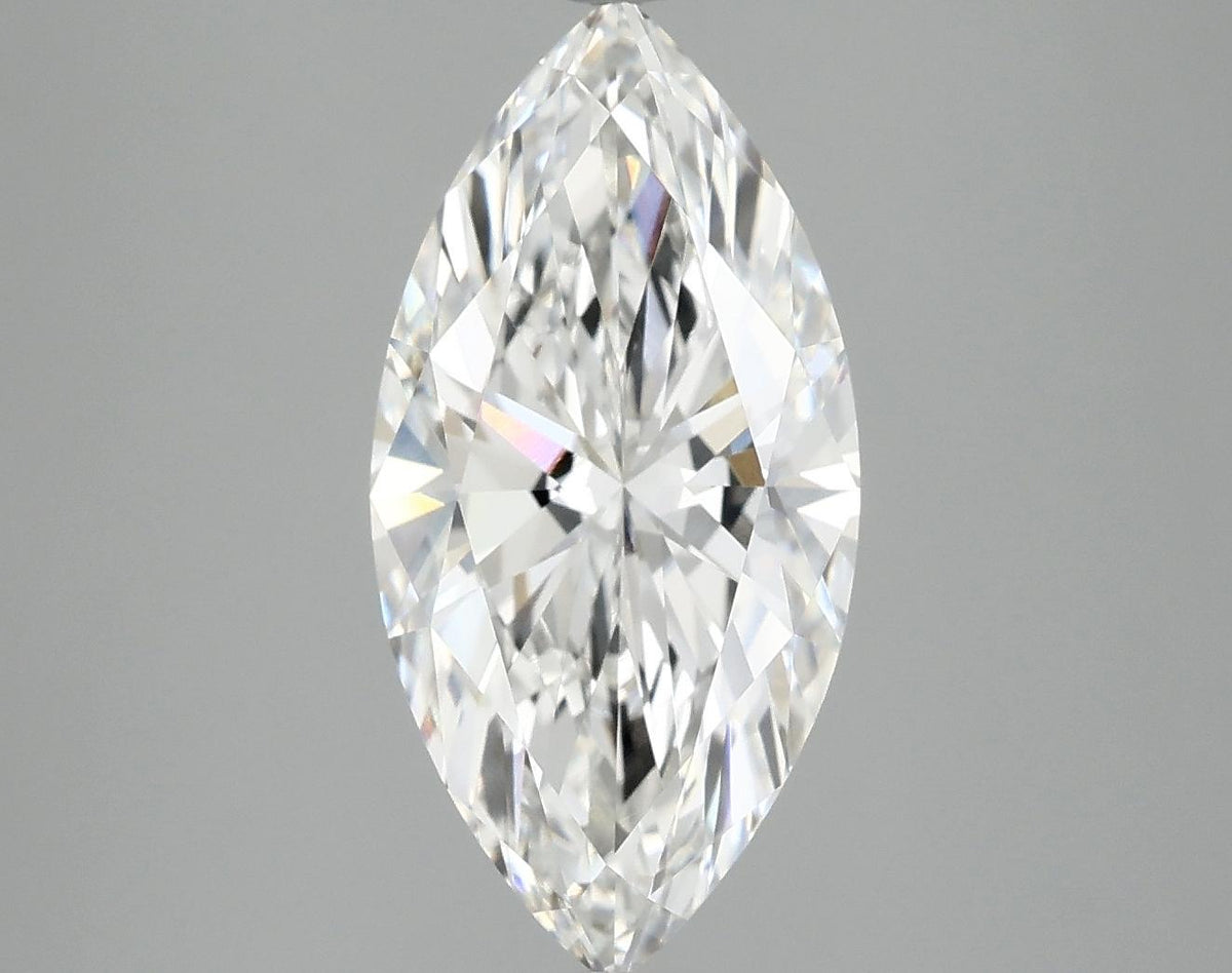 3.02 Carat Marquise Shaped Ideal Cut VVS2 IGI Certified Lab Grown Diamond