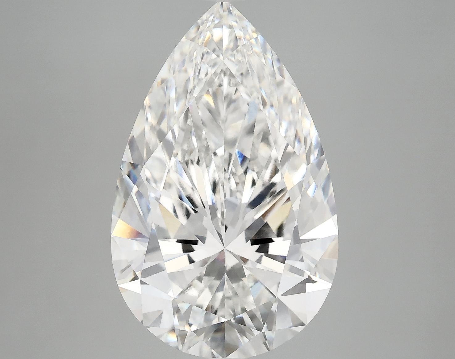 7.21 Carat Pear Shaped Ideal Cut VVS2 IGI Certified Lab Grown Diamond