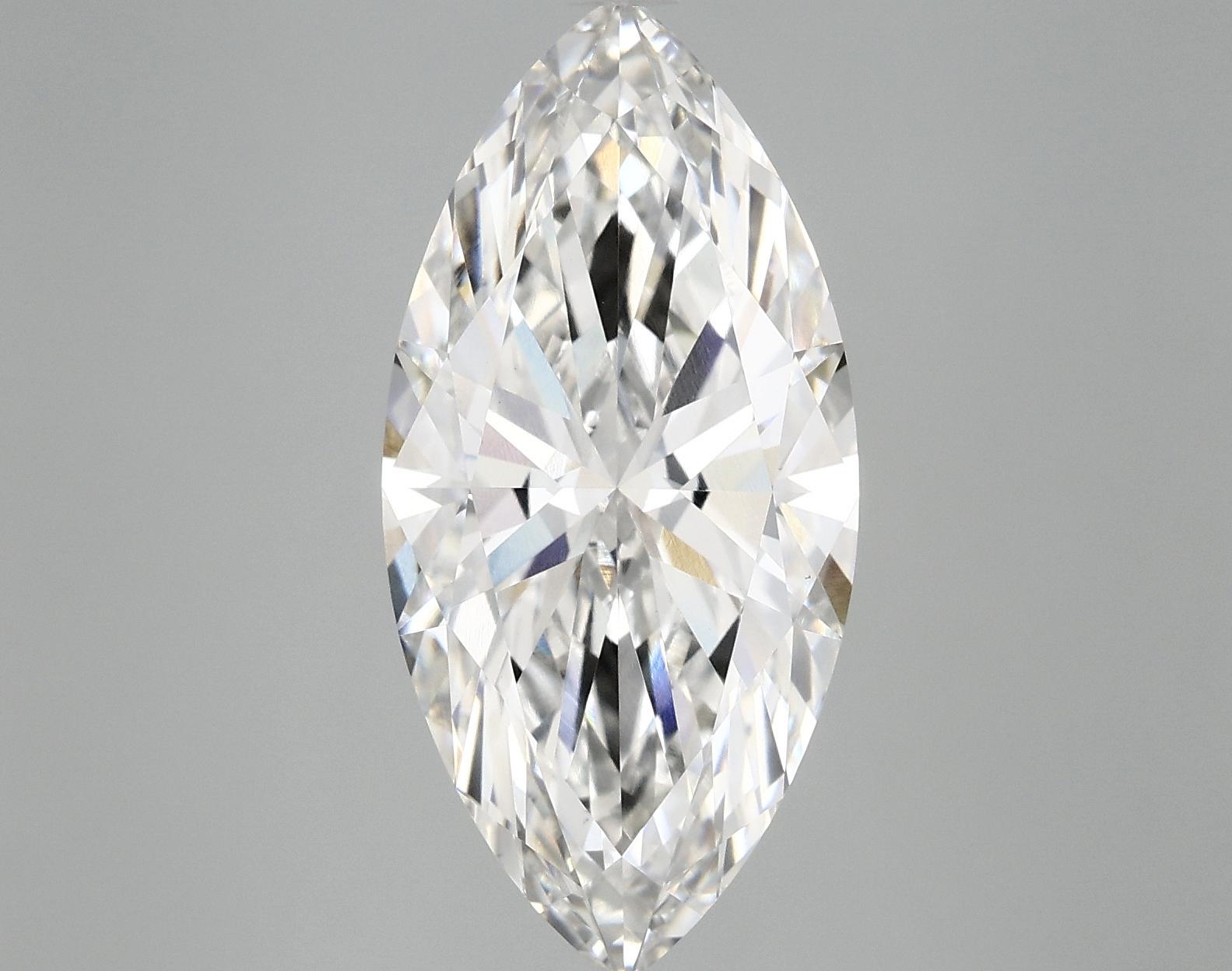 5.05 Carat Marquise Shaped Excellent Cut VS1 GSI Certified Lab Grown Diamond