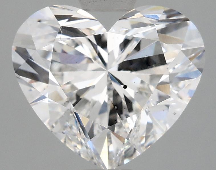 3.07 Carat Heart Shaped Ideal Cut SI1 IGI Certified Lab Grown Diamond