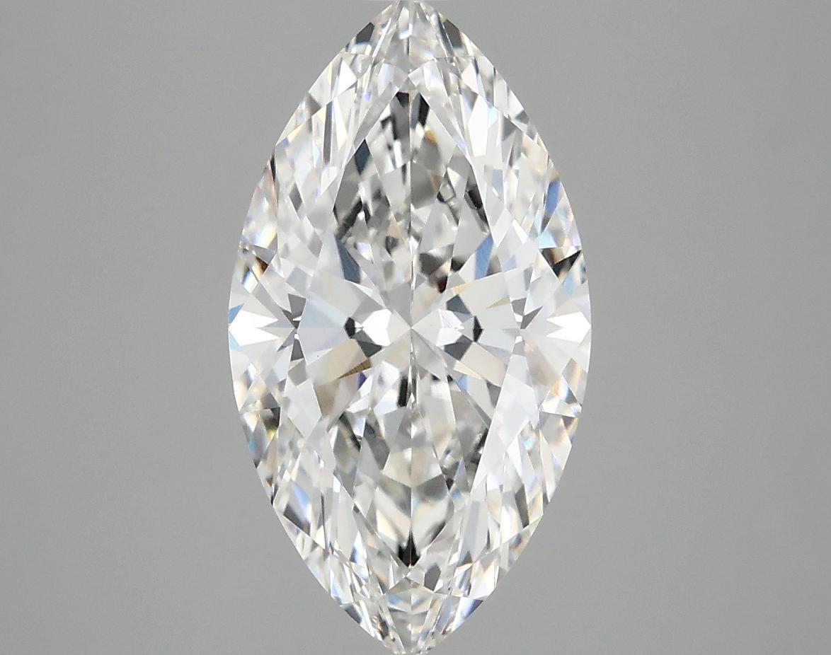 3.02 Carat Marquise Shaped Excellent Cut VVS2 IGI Certified Lab Grown Diamond