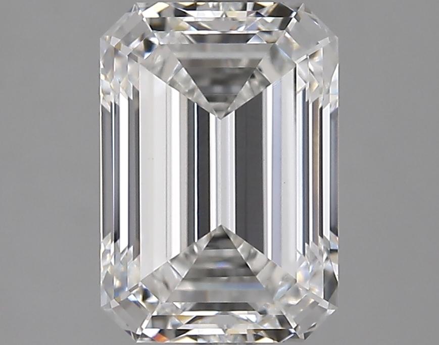 3.05 Carat Emerald Shaped Excellent Cut VVS2 IGI Certified Lab Grown Diamond
