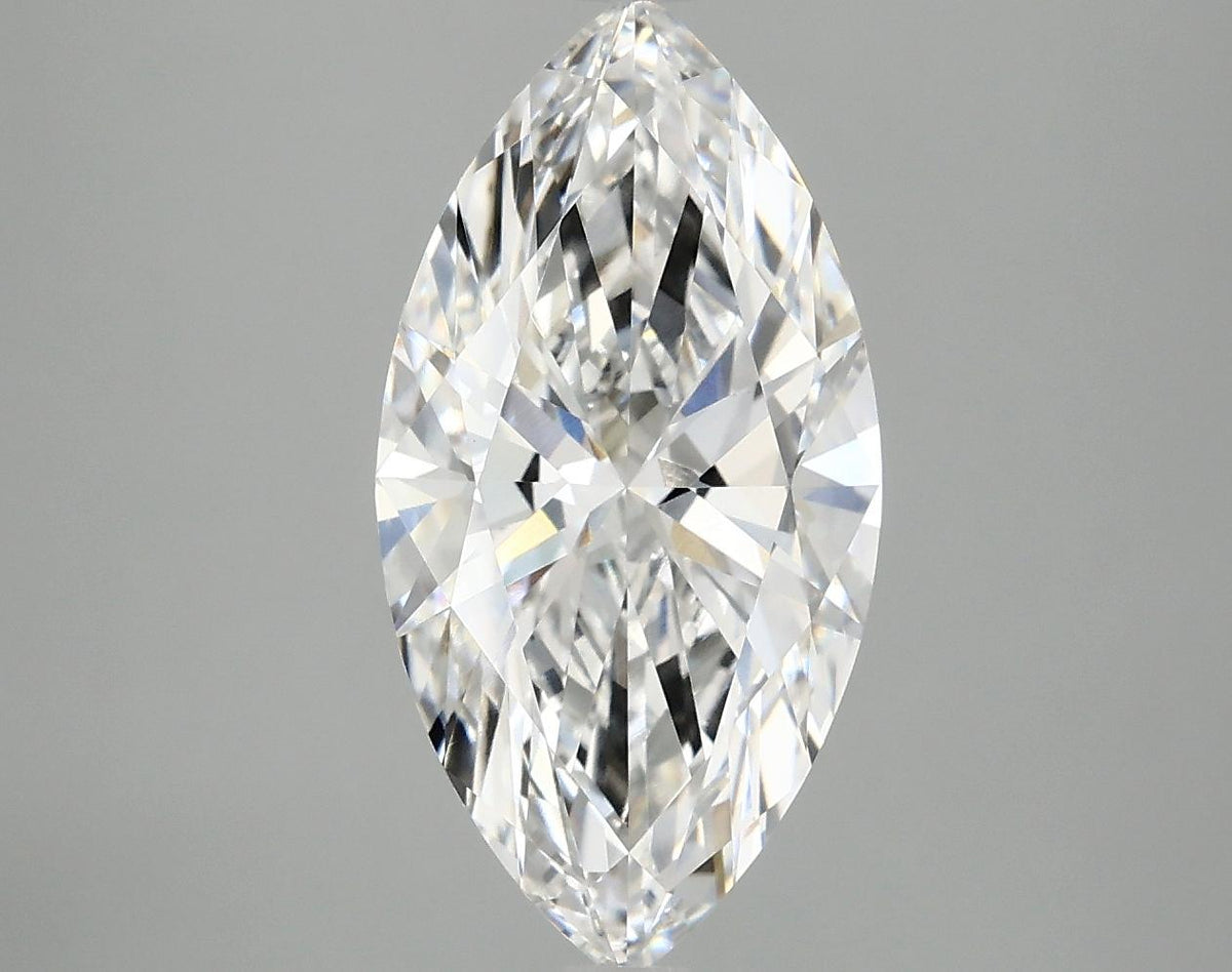3.04 Carat Marquise Shaped Ideal Cut VVS2 IGI Certified Lab Grown Diamond