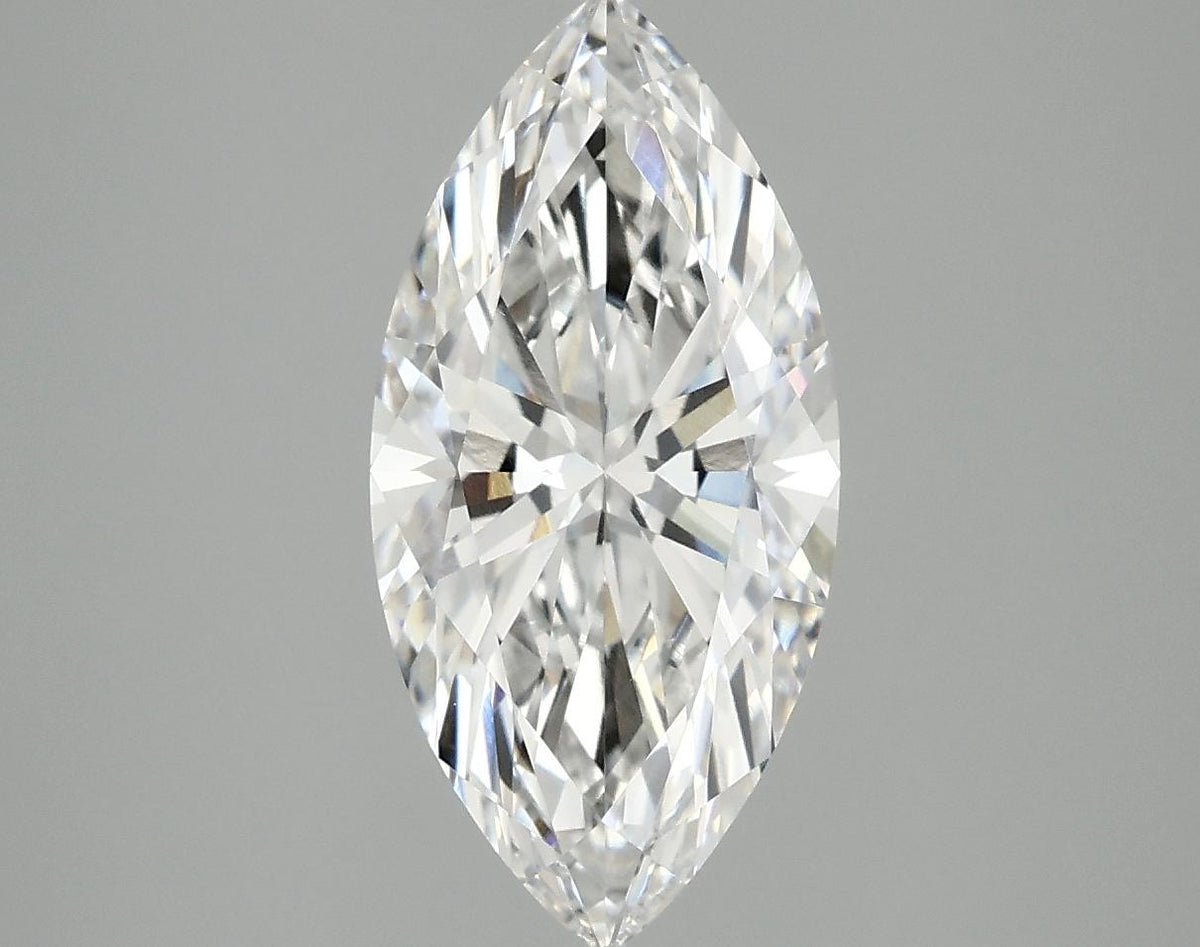 2.52 Carat Marquise Shaped Excellent Cut VVS2 IGI Certified Lab Grown Diamond