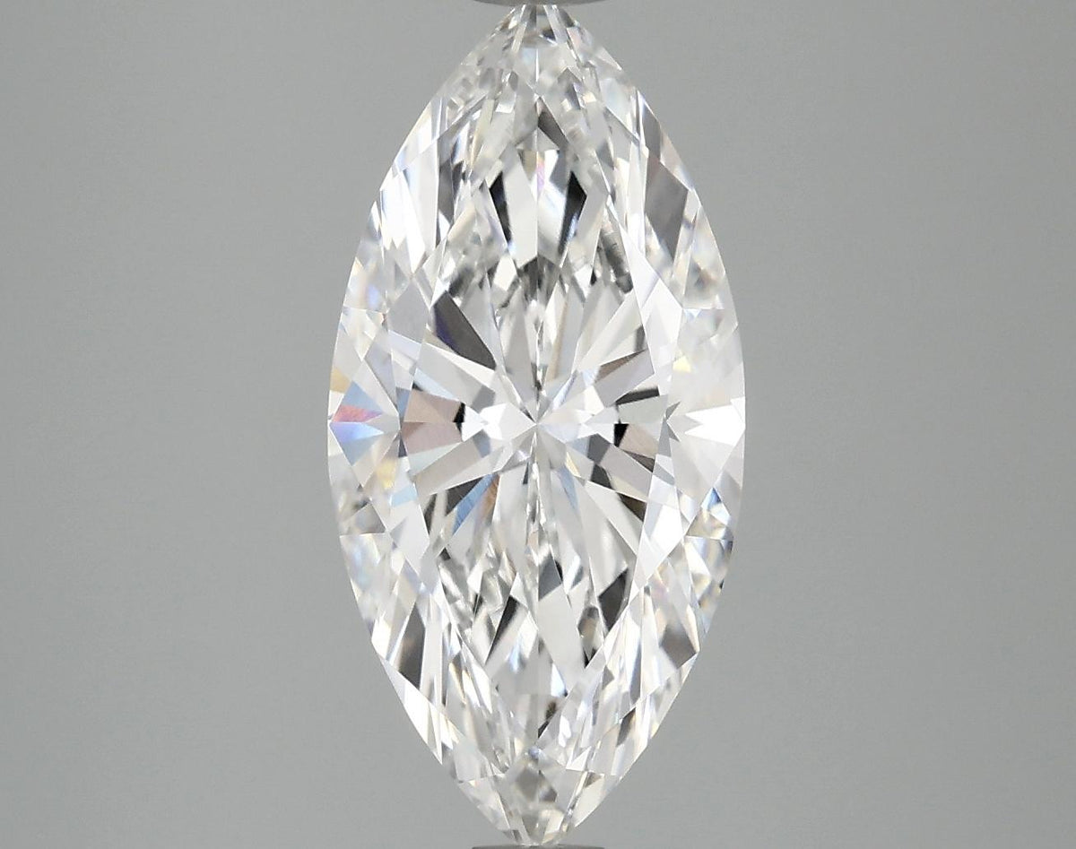 3.07 Carat Marquise Shaped Excellent Cut VVS2 IGI Certified Lab Grown Diamond