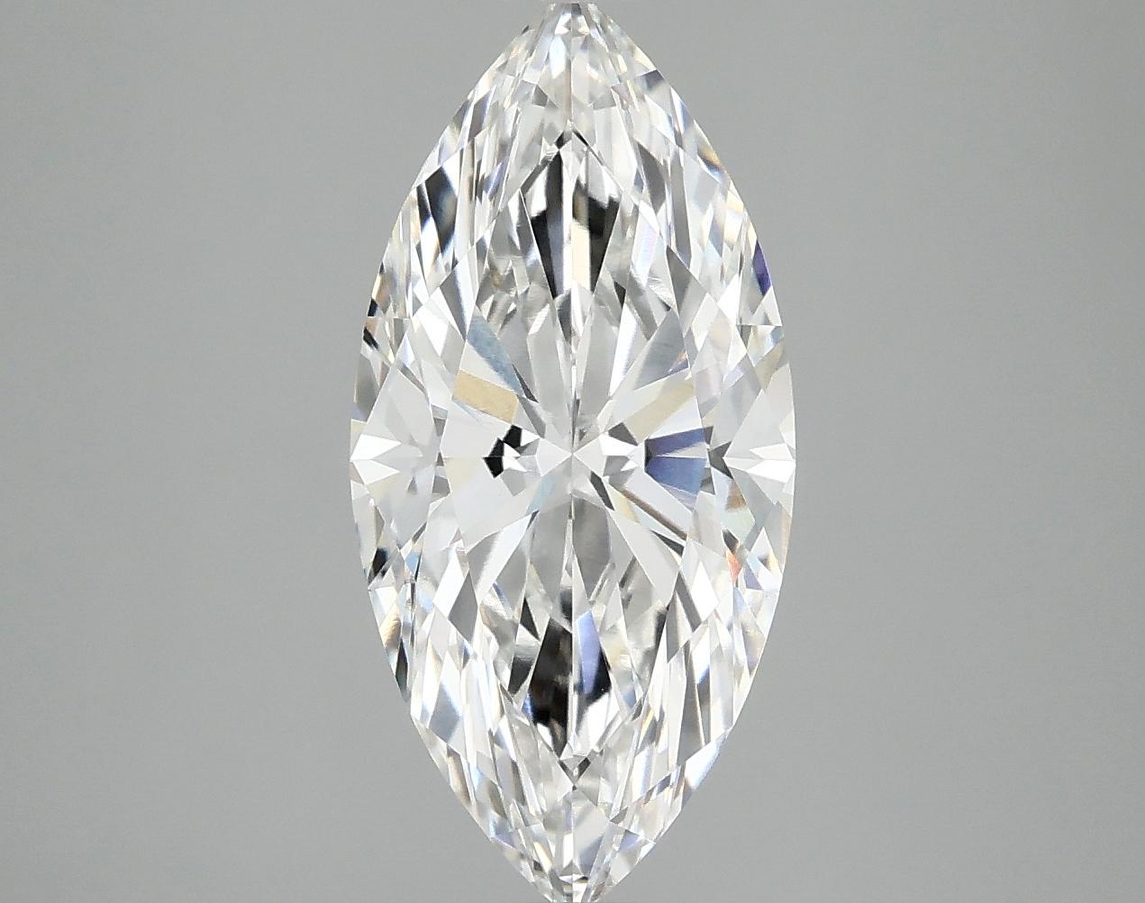 3.08 Carat Marquise Shaped Excellent Cut VS1 IGI Certified Lab Grown Diamond